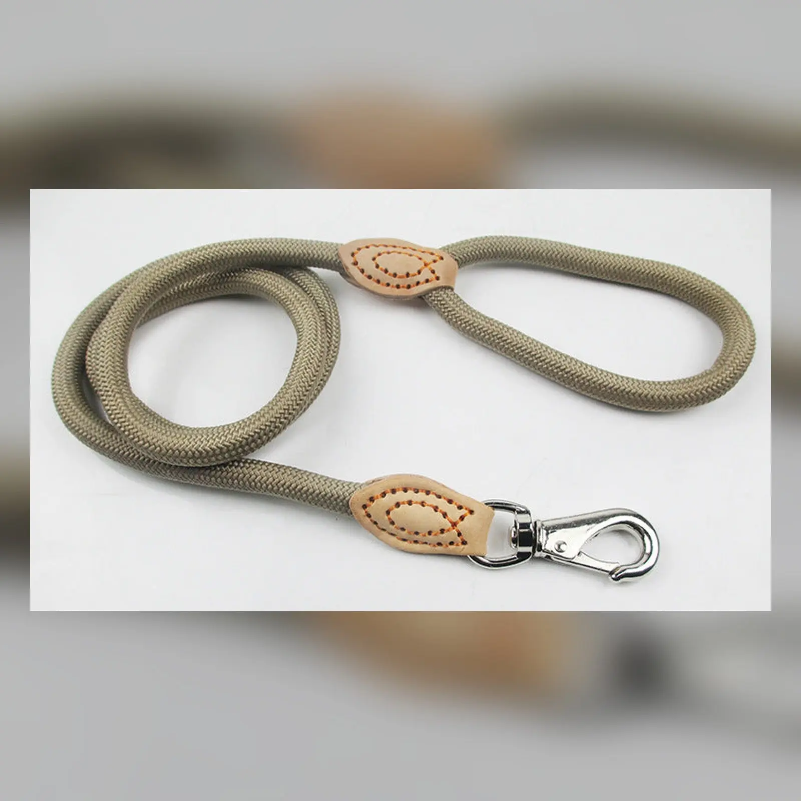 Reflective Nylon Dog P-Leash, Training Aid for Dog Training