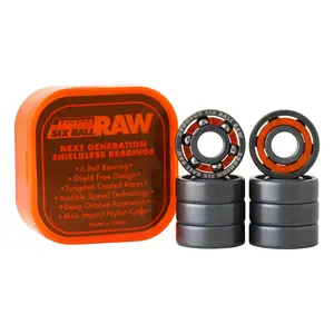 6-Ball Raw Bronson Skateboard Bearings