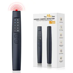 KT58 Hidden Camera Detectors, GPS Tracker Detector and RF Signal Scanner, For Office, Travel, Hotel, Car hidden camera GPS detector, Hidden Cam, Find Out Hidden GPS Trackers