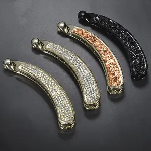 Beautiful Rhinestone Chicken Leg Hairpin with Banana Shape