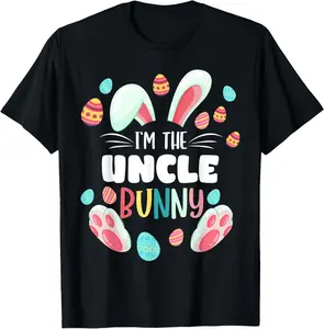 I'm The Uncle Bunny Matching Family Easter Party T-Shirt