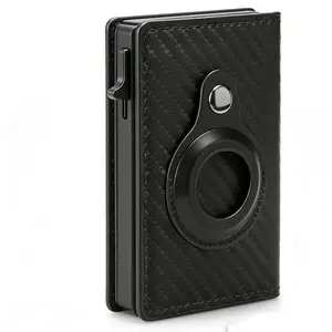 Wallet for Mens Smart Wallet Leather Card Holder Smart, Slim,Minimalist Wallet, Wallet 9-14 Card Capacity | ID Window | Cash Slot