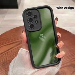 Phone Case - Green Aesthetic Rendering English Number 888 Pattern Phone Case for Galaxy A01/A02S/A03/A03S/A05/A10S/A11/A12/A13/A14 5G/A15 4G/A20S/A21S/A22/A23/A30S/A31/A32/A34/A50/A51/A52/A52S 5G/A53 5G/A54 5G/A70/A71/A72/A73 5G/S20/S21/S22 5G/S22+