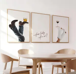 Wall Set White Cowgirl Espresso Martini Cowboy Whisky on the Rocks, Martini Print, Rodeo Poster, Cowgirl Boot, Cowboy Boots, Western Print