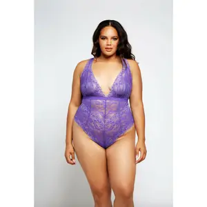 Corriana Lace Teddy Curvy