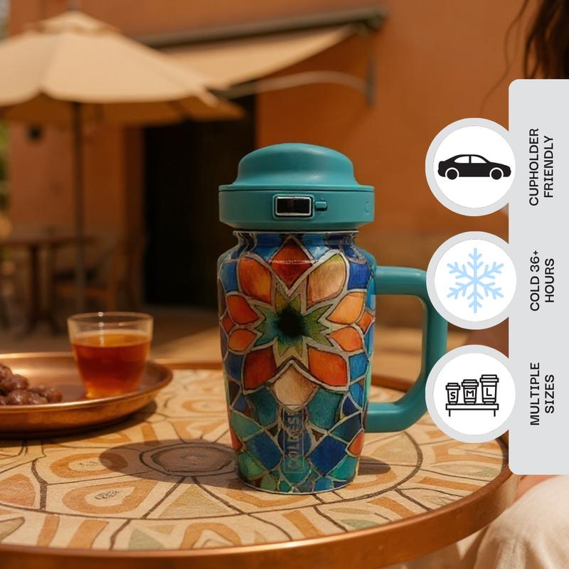 COLDEST 15oz Limitless Ultra V8 – Premium 15oz Stainless Steel Insulated Bottle | Leakproof, Ultra Cold, Durable Hydration for Gym, Work, Travel, School & Daily Life | Compact Metal Bottle with All-Day Ice Retention & Tough Design