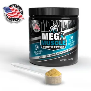 Boost Powder | Muscle Growth & Bone Support Powder Topper | Blue Mussel & Bone Broth | 3.2oz