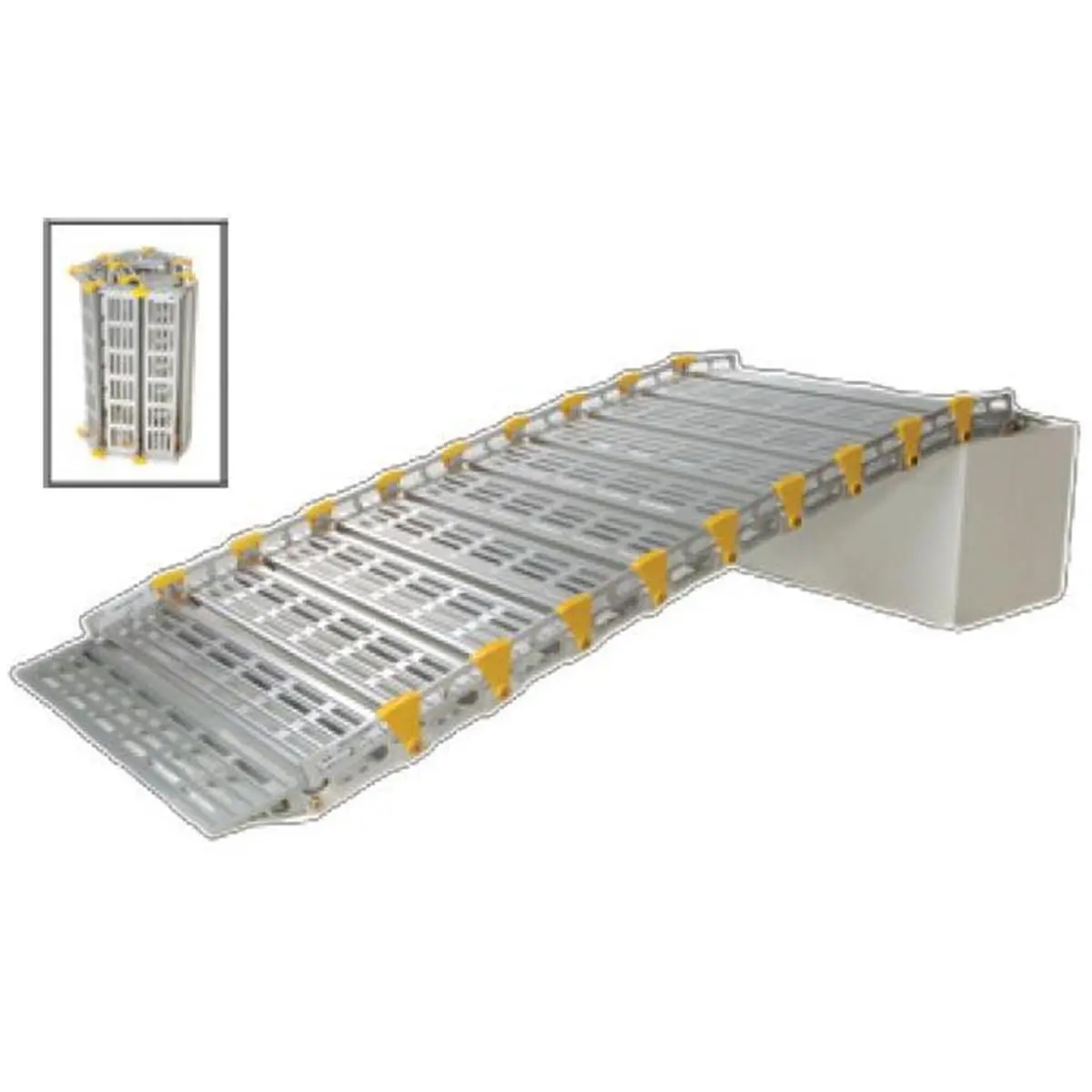 212 MAIN Roll-A-Ramp A13003A19 4 ft x 30 in Compact Portable Accessibility Ramp - Convenient for Home, Wheelchair Use, Vehicle