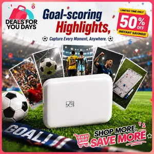 [Deals For You Days]HPRT MT53 Mini Photo Printer, 2x3" Self-Adhesive Instant Color Photos, Portable Wireless Bluetooth Sticker Printer for iPhone & Android, Valentine's Gift,summerwins，gift for Father's Day