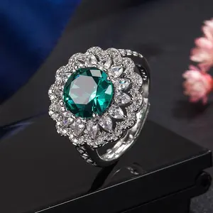 Women's Fashion Stackable Moissanite Decorated Wedding Ring Set, Synthetic Gemstone Bridal Engagement Anniversary Ring  SpringStatements, Moissanite Decorated Ring,Women's 20th Century Vintage Cluster Halo Open Ring