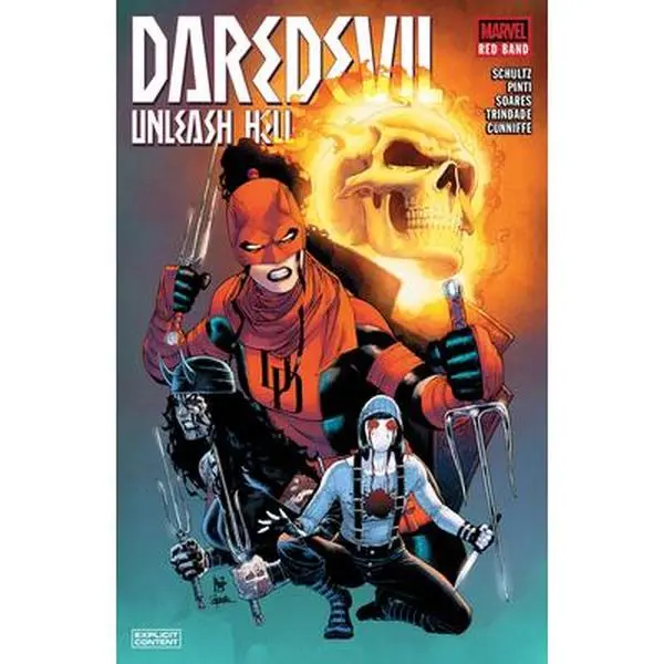 Daredevil: Unleash Hell - Red Band Trade Paperback by Erica Schultz, English Special Edition with Muse, Elektra