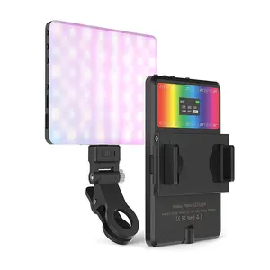 Portable Lightweight Selfie Ring Light, Multiple Light Modes Fill Light, Rechargeable Phone Selfie Light With 2 Clips & Cable & Camera Cold Boots, Selfie Led Lights