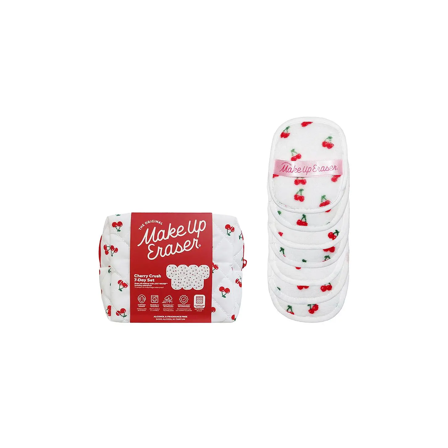 MakeUp Eraser 7-day Makeup Eraser Set in Cherry Crush