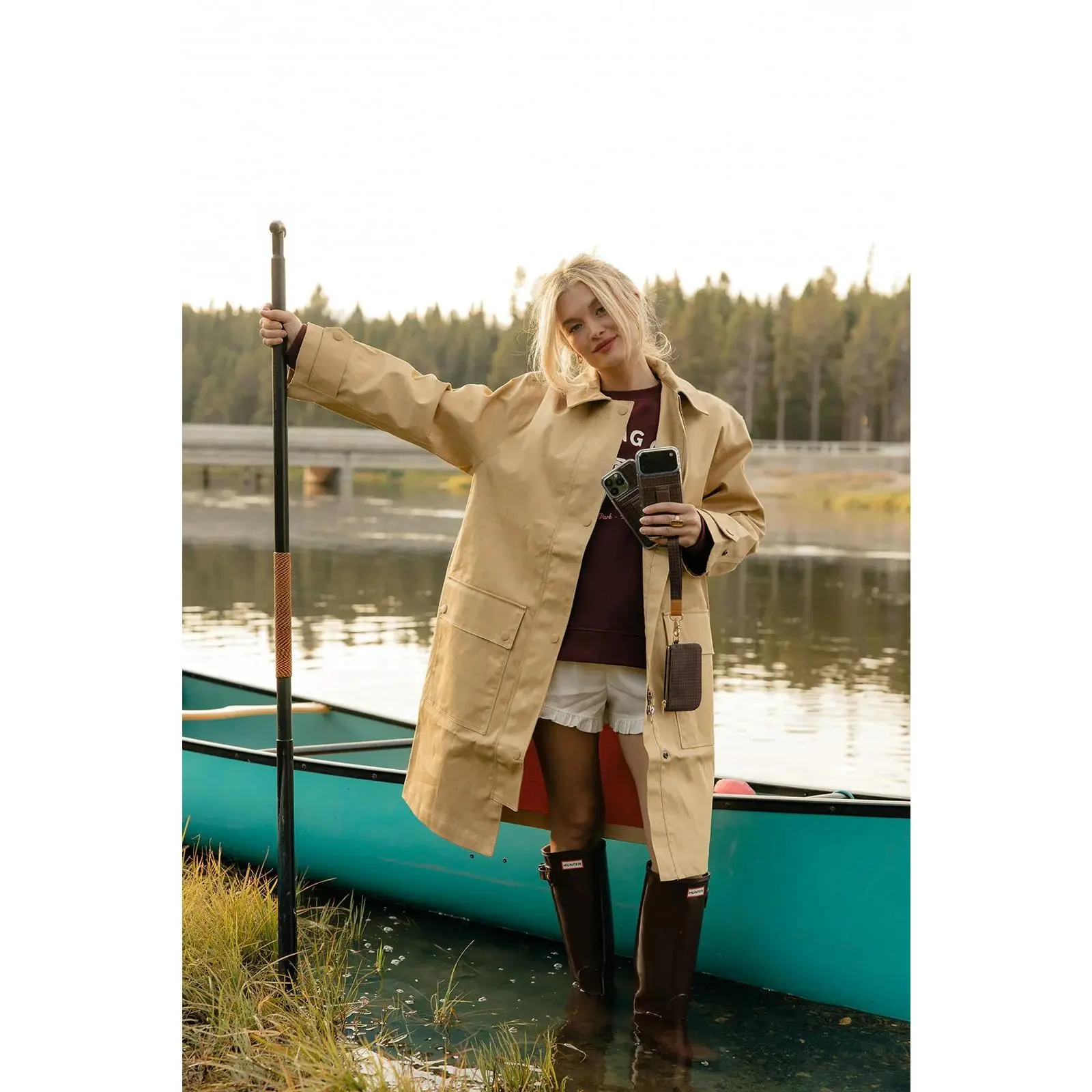 Walli Cases Cafe Gingham Phone Case with Wallet and Finger Strap Walli Cases Cafe Gingham Phone Case with Wallet and Finger Strap