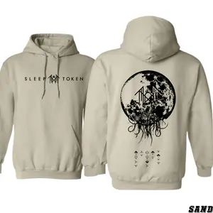 Sleep Token Hoodie – Spiritual Symbolism and Lunar Chaos Design, Perfect for Dark Aesthetic Lovers and Alternative Music Fans Long Sleeve