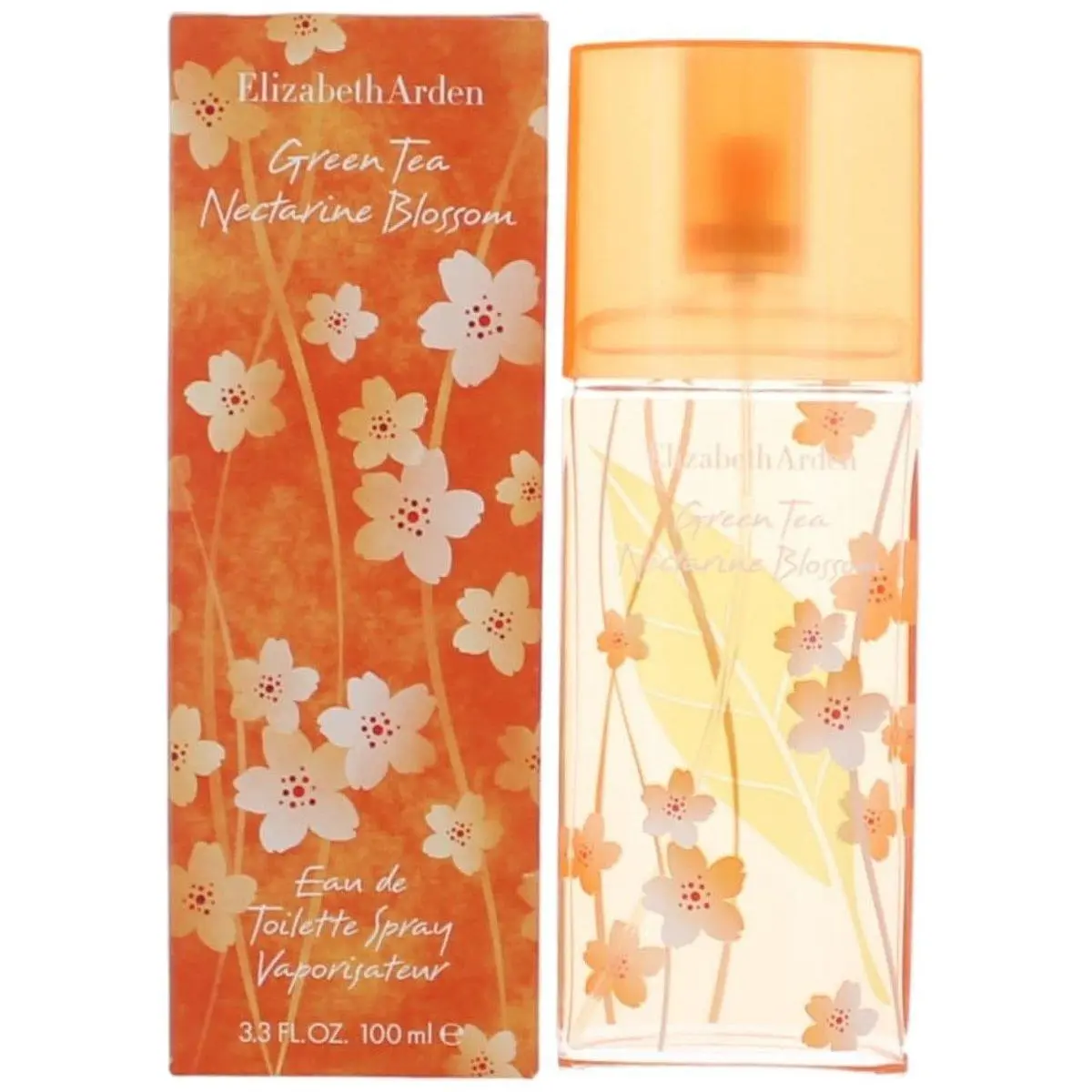 Elizabeth Arden Green Tea Nectarine Blossom Eau de Toilette, Floral Fruity Fragrance with Peach & Bergamot Notes, Women Perfumes Spray, 3.3 oz / 100ml, Daily Wear, Fresh Fruit, 3 To 3.9 Fl Oz, Self Care Products