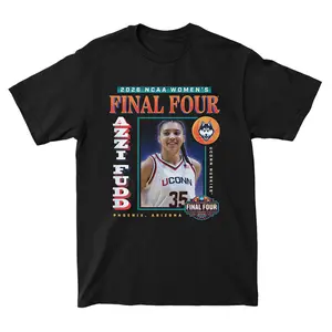 Comfort Colors Azzi Fudd UConn Final Four 2026 Women's Basketball Graphic T-Shirt Men's Tops Game Day Fans
