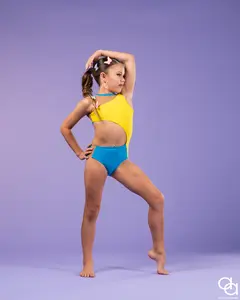 CORAL MOSAIC LEOTARD - ON SALE