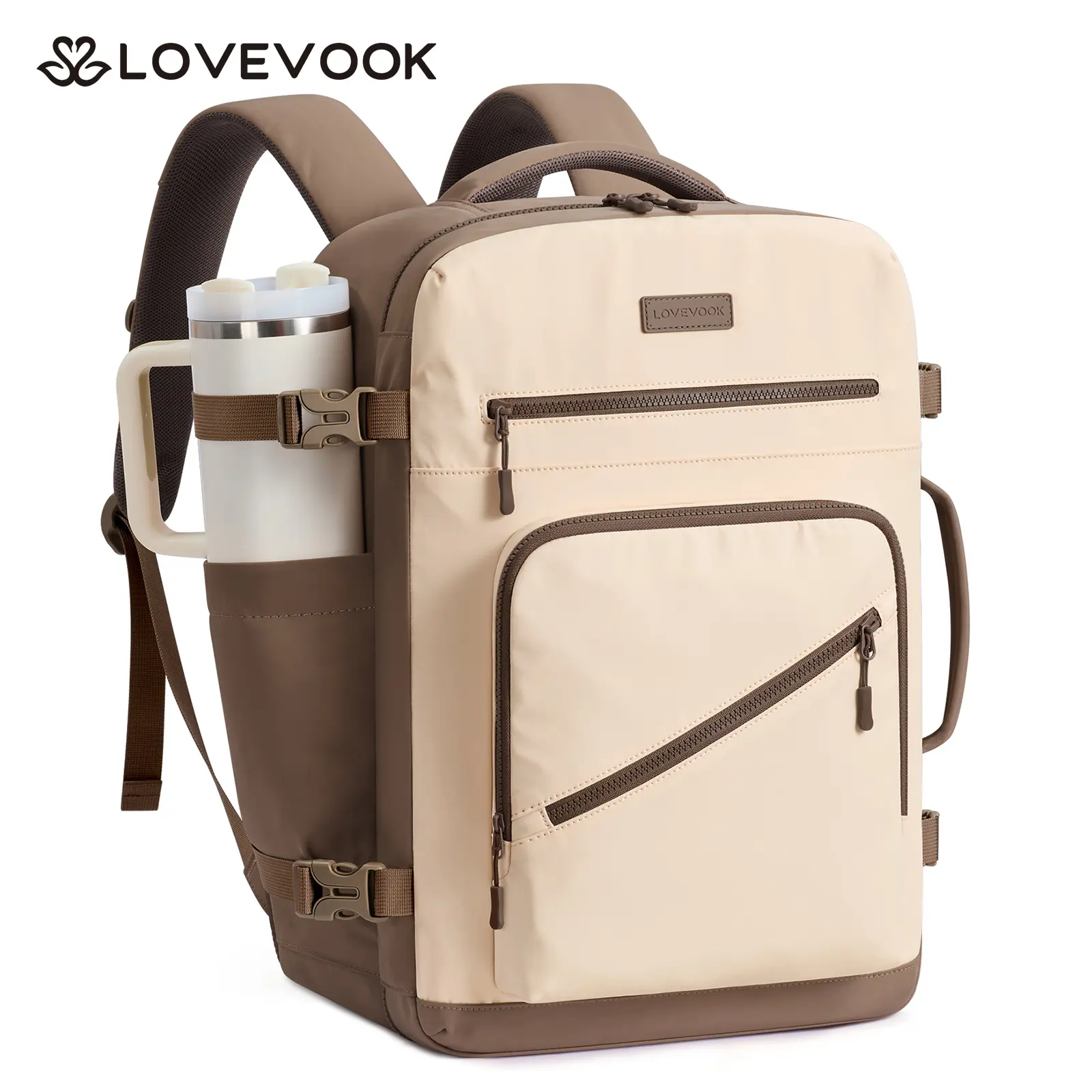 LOVEVOOK Travel Backpack for Women Men Approved Carry On Luggage TSA Personal Item Bag Cruise Essentials Accessories