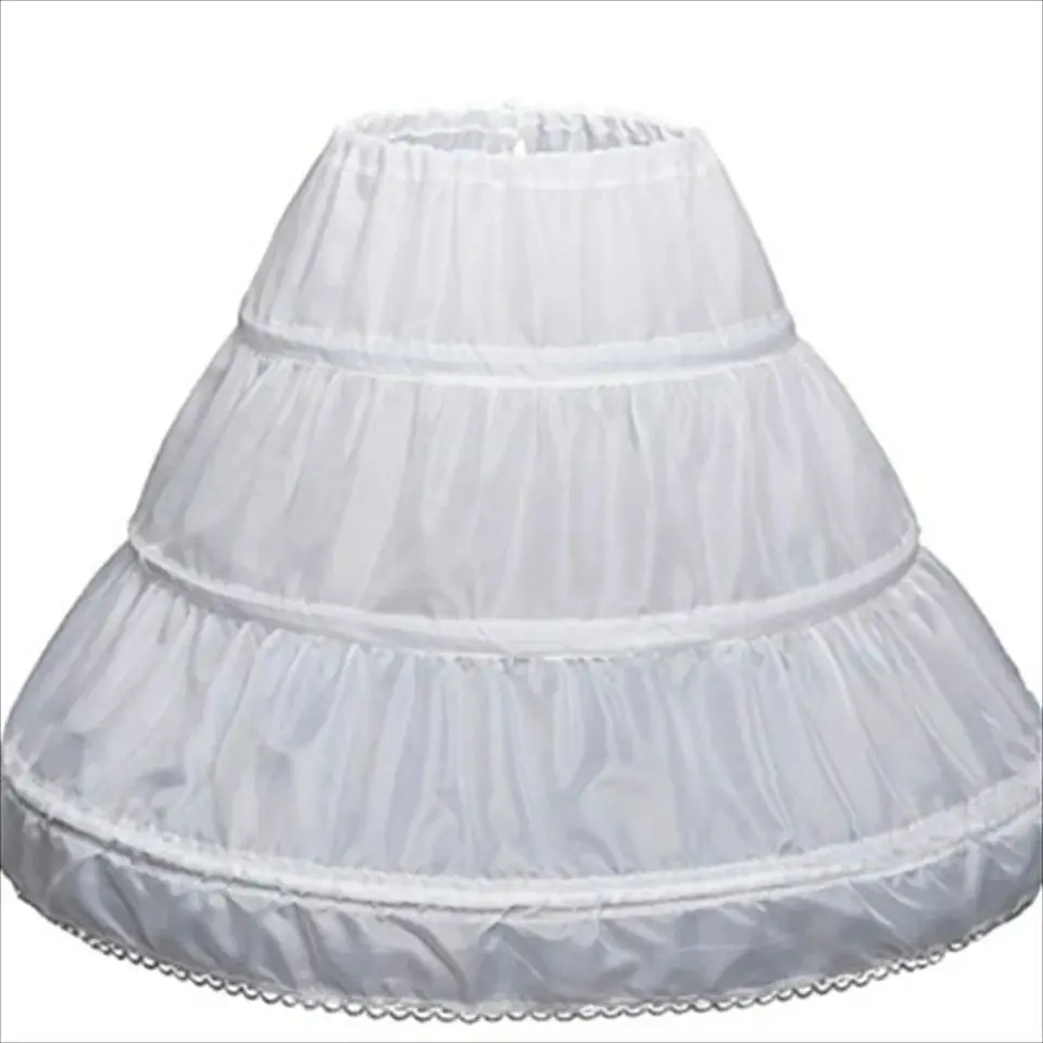 Flower Girls Petticoat Underskirt Cosplay Party Short Dress Jupon Enfant Fille Lolita Ballet Tutu Skirt Enaguas Sottogonna Mini