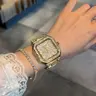 Iced Out Square Watch For Men Women, Full Diamond Dial & Band Date Luxury Hip Hop Quartz Wristwatch