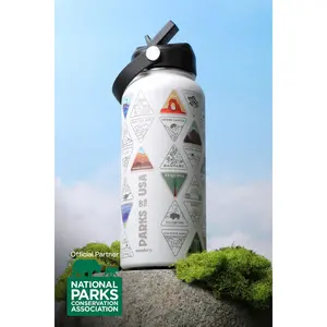 The Original Parks of the USA Bucket List Bottle | White