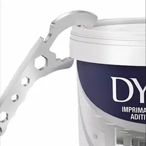 Plastic Bucket Opener Tool, Multi-Function Wrench for Oil Buckets, Manual Carbon Steel Bucket Opener, Essential Garage Tool