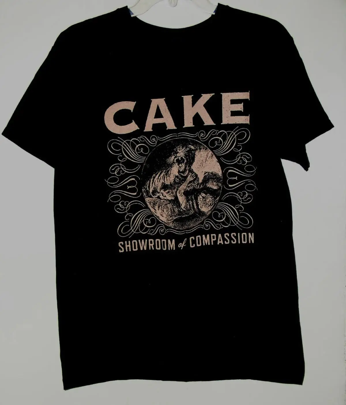 Vtg Cake Band Album Music Heavy Cotton Black Full Size Unisex Shirt