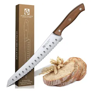 Purple Dragon Bread Knife, Serrated Knife for Homemade Bread & Sourdough, Elegant Gift Box, Ideal for Anniversary, Christmas & Daily Gifting for Men and Women