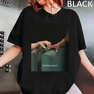 Holding Space T-Shirt, Graphic Vintage Ariana Cynthia Finger Hold Tshirt, Defying Gravity Meme Wicked Movie Gift Broadway Shirt