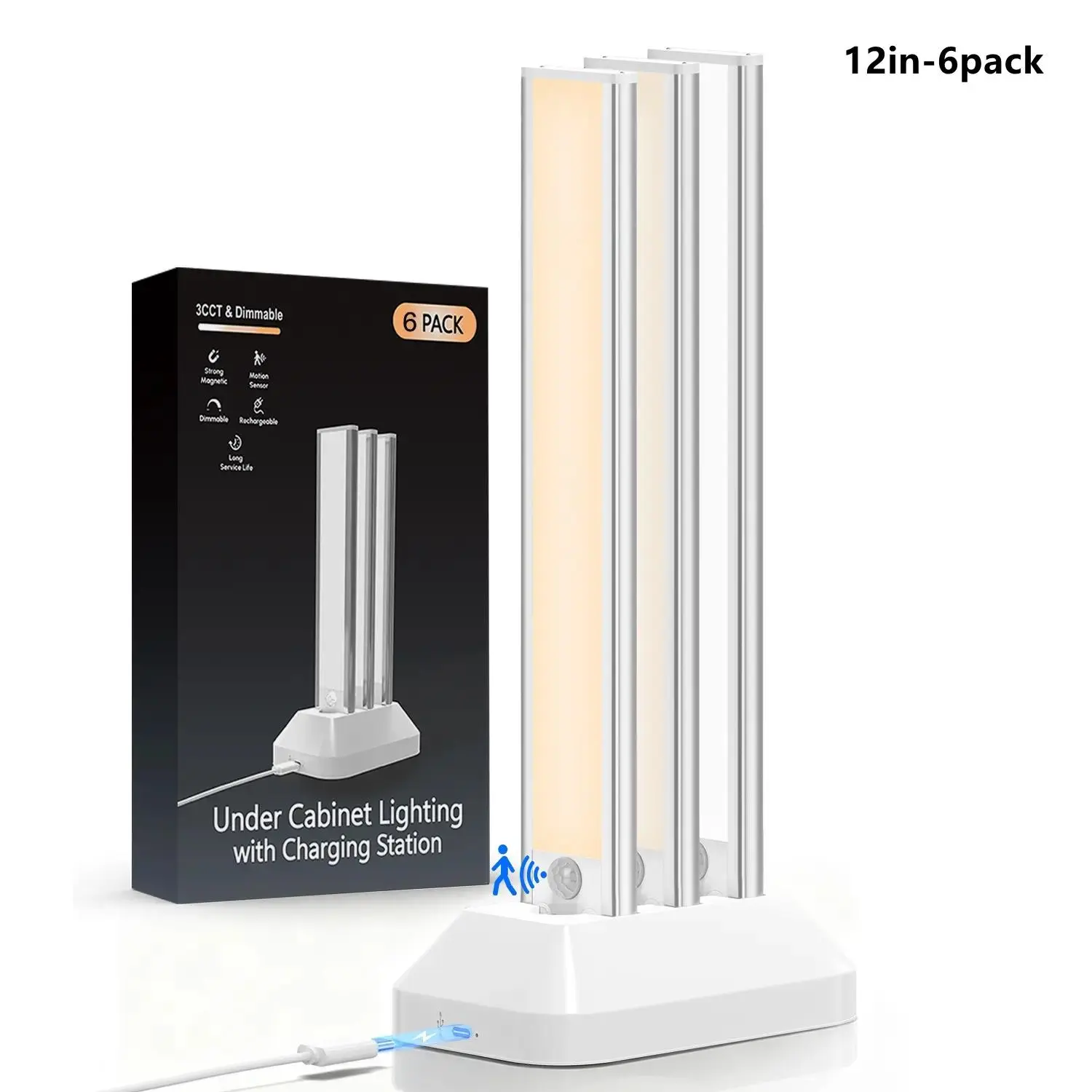 12in-6pack & 1 charge station