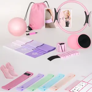 All-in-One Pilates Kit for Women – Ring, Ball, Resistance Bands, Sliders & Ankle Weights