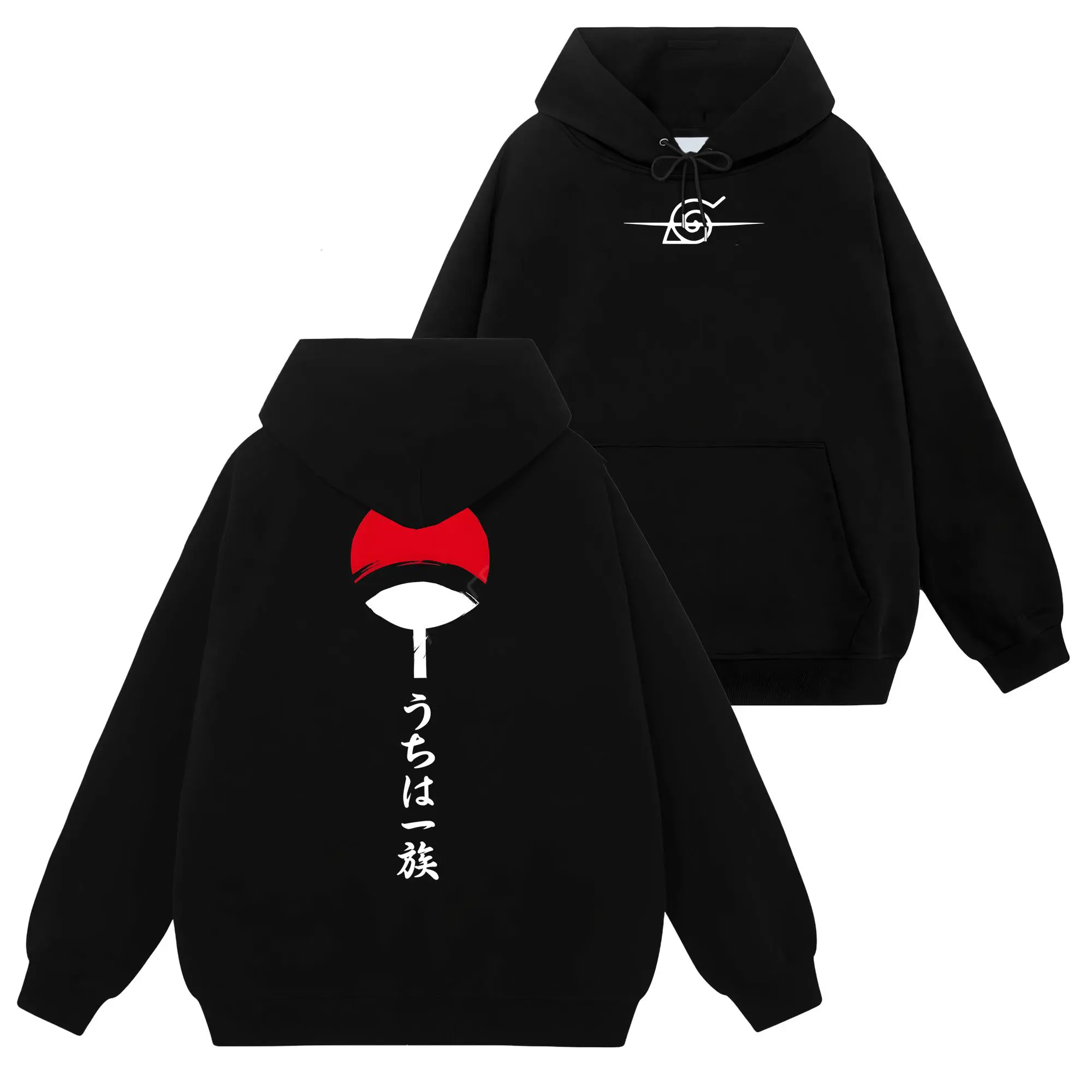 [Uchiha Fashion] Limited Uchiha Itachi Logo - Naruto Shippuden #4 Hoodie T-Shirt Sweatshirt, Retro Vintage Unisex Graphic 90s Cotton, Gift For Wibu, Anime Manga Y2K Streetwear