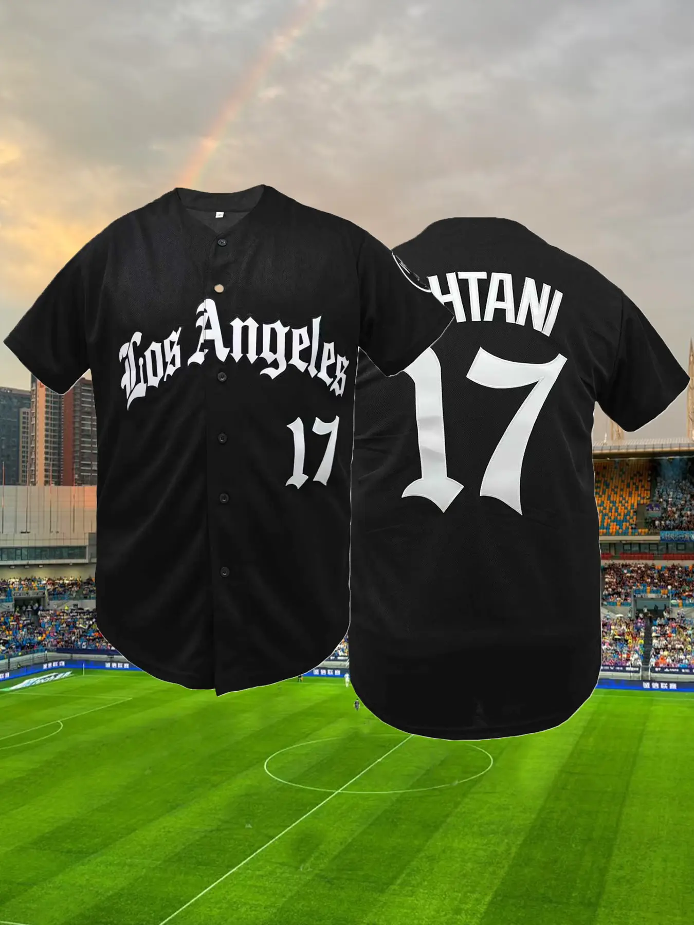 Men's Letter & Figure Embroidered Black Baseball Jersey, Casual Loose Short Sleeve V Neck Baseball Top for All Seasons, Men's Embroidery Sportswear for Training & Competition, Sport Outdoor Clothing, Baseball Shirt, Sporty Jersey, Game Jersey, Sports Tops