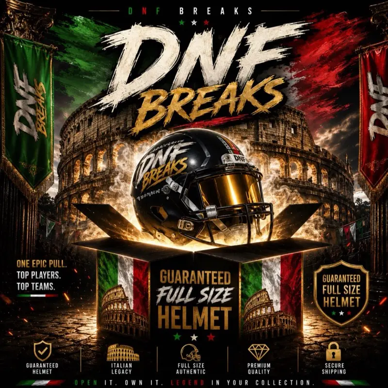 DNF Dome A Helmet Exclusive Offer with Panini Sports Card NFL Cards Included in Every Bundle