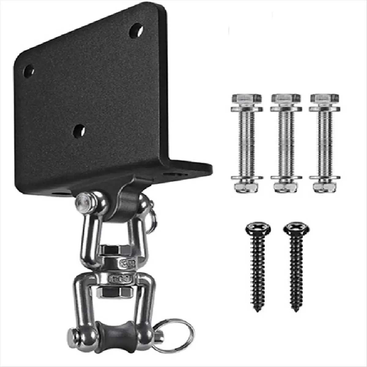Punching Bag Hanger for Heavy Bag Beam Mount Hardware 360° Rotation Boxing Bag Ceiling Mount I-Beam Beam Mount Hooks