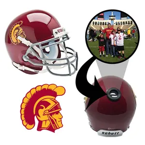 USC Trojans College Football Collectible Mini Helmet - Picture Inside - FANZ Collectibles