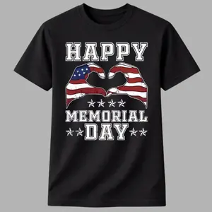 Memorial Day T-Shirt – Patriotic USA Flag Graphic Tee - Happy Memorial Day Shirt - American Pride Gift for Men And Women - Unisex Shirt By Ms. Lauren Charles Design