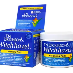T.N. Dickinson's Witch Hazel Cleansing Pads, 60 Count