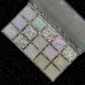 Diamond Skin - Mini 15 Color Glitter Palette Diamond Skin - Mini 15 Color Glitter Palette