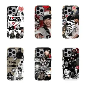 Viral T0m Kau.litz Phone Case | Y2K T0ki0 Hotel Fan Cover,PBT+TPU Dual - Layer Drop - Resistant Case for iPhone 17 16 15 14 13 12 11 Pro Max Plus Air Mini | Emo Scene Rockstar Armor