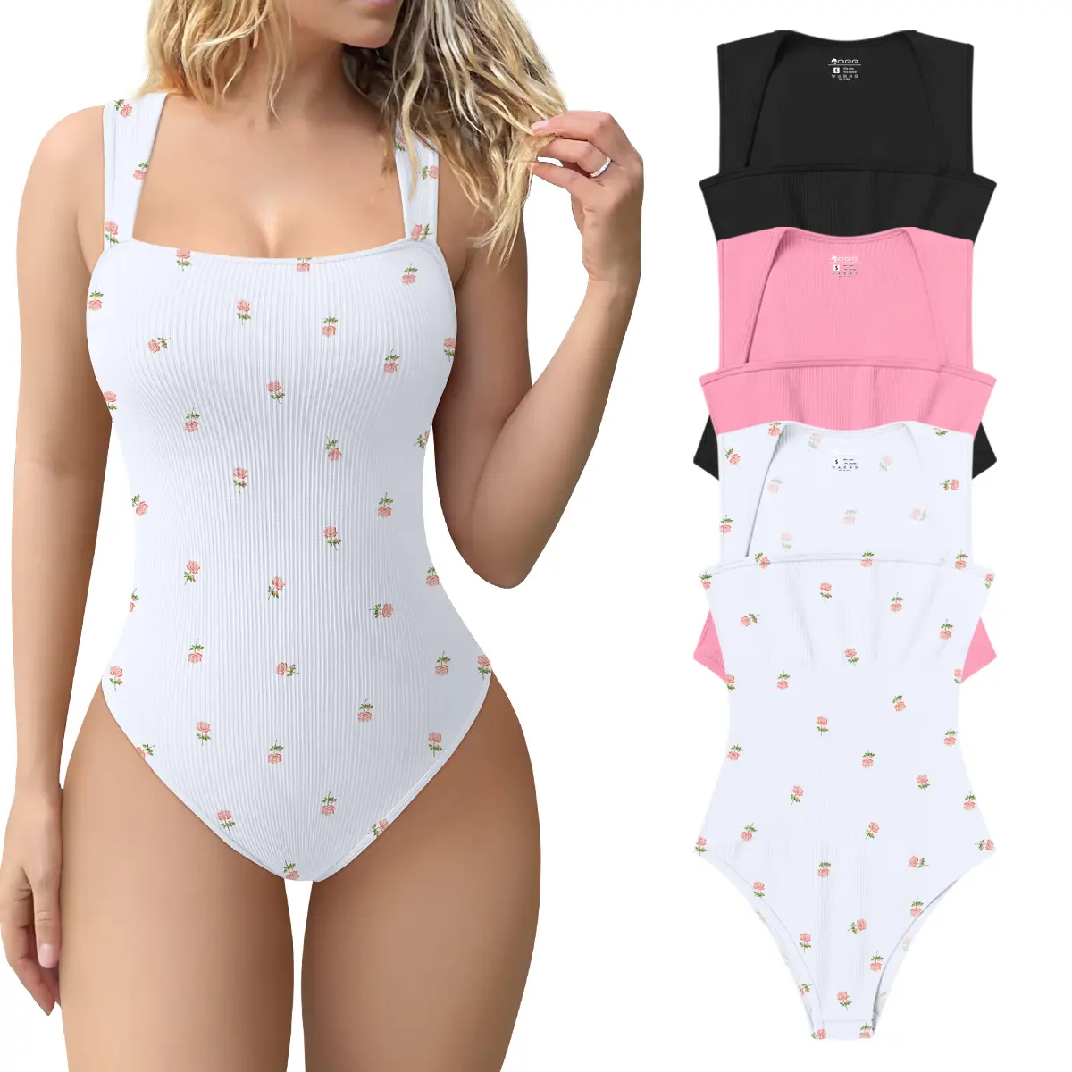 Black,Candypink,Rose White