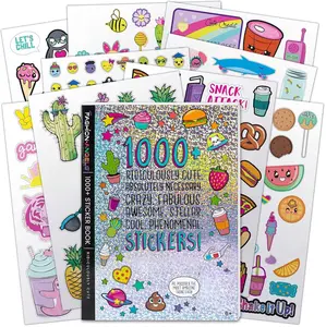 1000+ Ridiculously Cute Stickers for Kids, Fun Craft Stickers for Scrapbooks Planners Gifts and Rewards 40-Page Sticker Book for Kids Ages 6+ and Up
