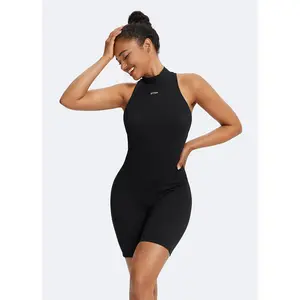 Sleeveless High-Neck Bodysuit
