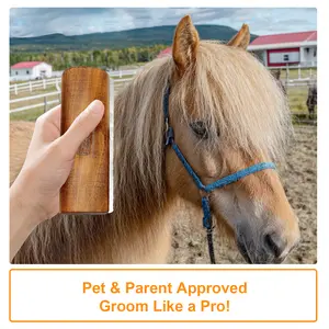 Horse Brush for Shedding & Grooming, Deshedding Tool for Short & Long Haired Horses