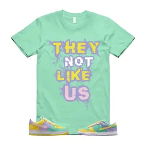 Dunk Easter Yellow Pulse Match T Shirt, They Not Like Us Graphic Tee, 90s Hip Hop Tee, Gift For Women and Man Unisex T-Shirt, Cozy Gift
