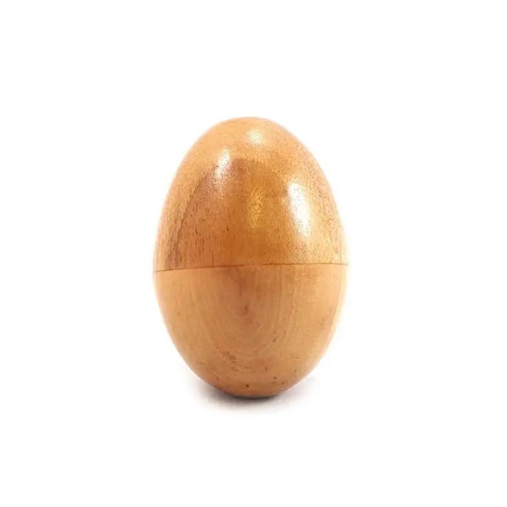 Wooden Egg Shaker Rattle — Rhythm & Sound Healing Percussion Instrument Wooden Egg Shaker Rattle — Rhythm & Sound Healing Percussion Instrument