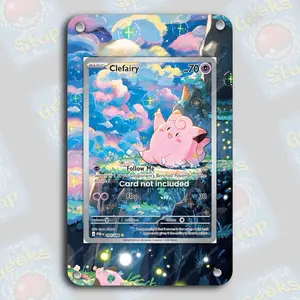 Clefairy AR Magnetic Custom Display Case for Card