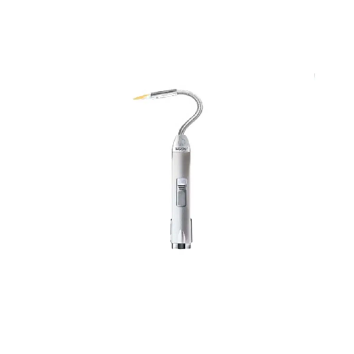 Zippo Outdoors Flex-Neck Lighter - Unfilled, Silver, Wind Resistance, Adjustable Flame Dial, Child-Resistant Safety Button, Fuel Supply Window for Car Interior Outdoor Use