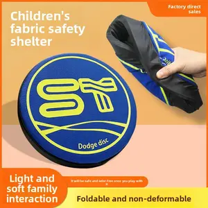 Outdoor Sports Fabric Avoidance Disc eva Soft Frisbee Kindergarten School Frisbee Toy Wholesale Flying Around